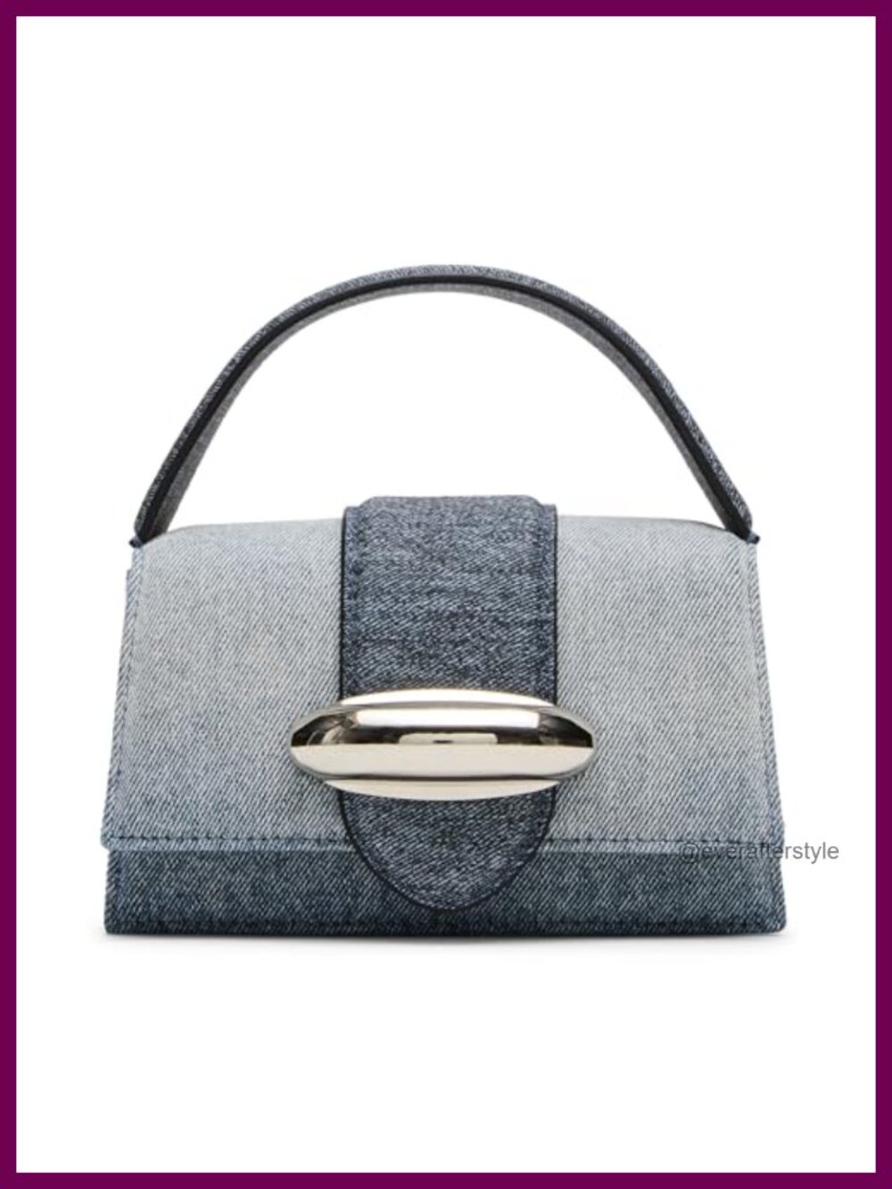 Mini Satchel Crossbody Top Handle Bag Magnetic Snap